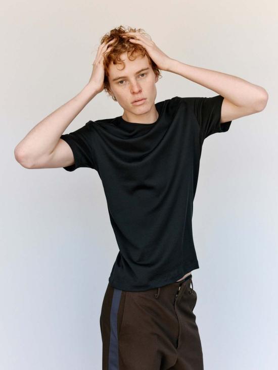  데릭 반팔 티셔츠 코튼 퍼스트 레이어