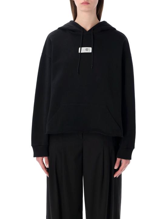 26SS MM6 메종마르지엘라 후드 티셔츠 S52GU0235M25025 900 Nero