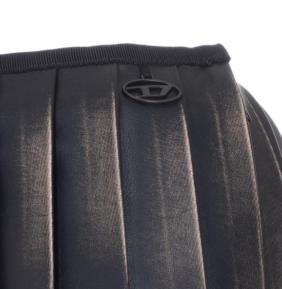 26SS 디젤 미디 스커트 A211530ALBP 9XX BLACK WASHED - DIESEL