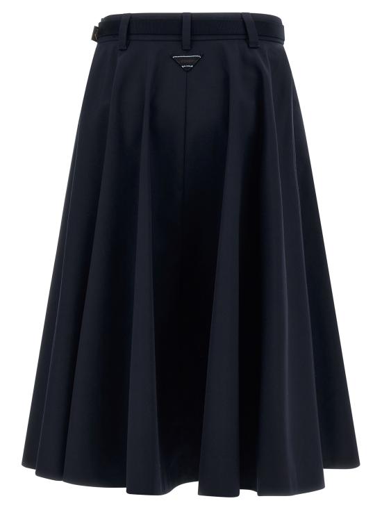 26SS 프라다 미디 스커트 P128IHSOOO187PF0008 Blue - PRADA