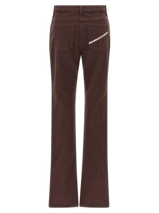 26SS 엘리자베타프랜치 데님 팬츠 PJ29I61E2644 Brown - ELISABETTA FRANCHI