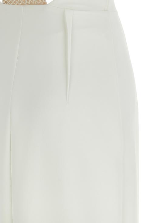 26SS 엘리자베타프랜치 롱 원피스 ABR1261E2360 White - ELISABETTA FRANCHI