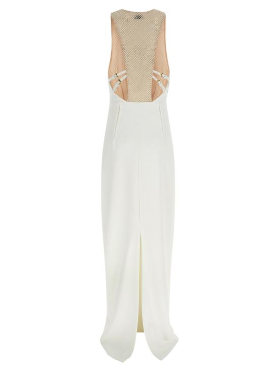 26SS 엘리자베타프랜치 롱 원피스 ABR1261E2360 White - ELISABETTA FRANCHI