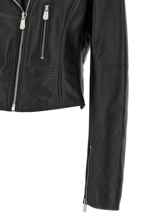 26SS 핑코 가죽 자켓 106247A32IZ99 Black - PINKO