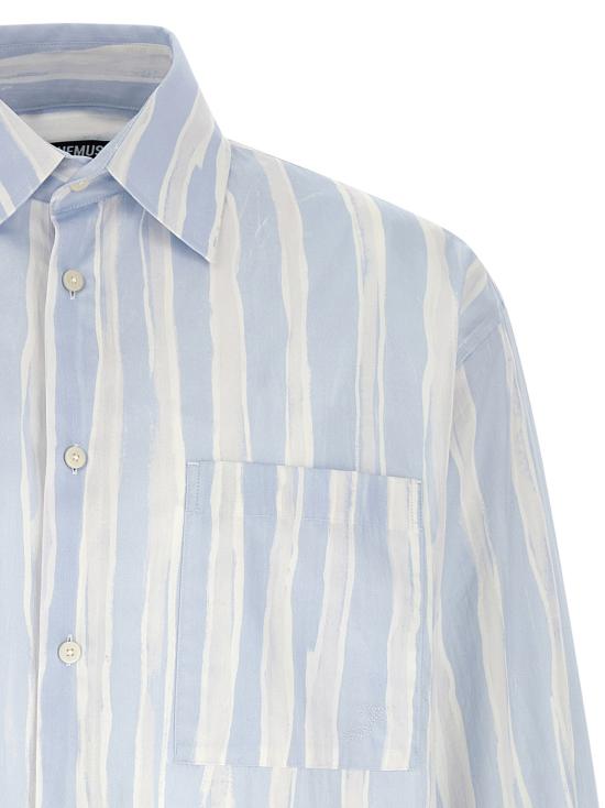 26SS 자크뮈스 긴팔 셔츠 26ESHM00605AW006913GT Light Blue - JACQUEMUS
