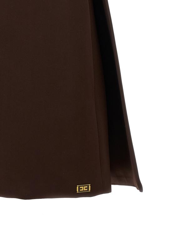 26SS 엘리자베타프랜치 숏 원피스 AB92261E2644 Brown - ELISABETTA FRANCHI