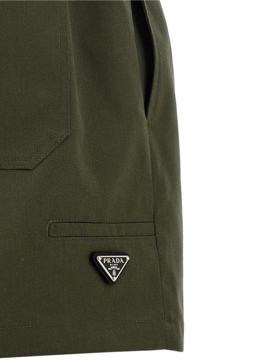 26SS 프라다 숏팬츠 P202KCSOOO187PF0161 Green - PRADA