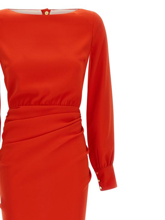 26SS 엘리자베타프랜치 롱 원피스 ABR2861E2U99 Red - ELISABETTA FRANCHI