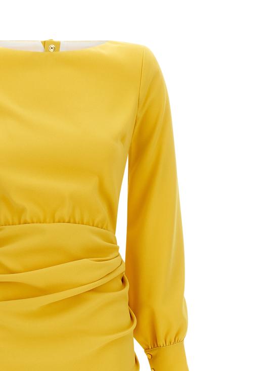 26SS 엘리자베타프랜치 롱 원피스 ABR2861E2FA5 Yellow - ELISABETTA FRANCHI