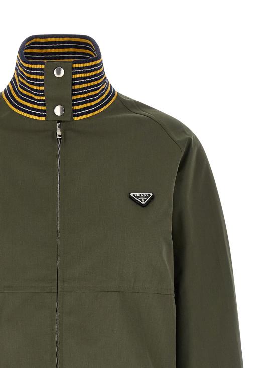 26SS 프라다 봄버 자켓 P8032SOOO187PF0161 Green - PRADA