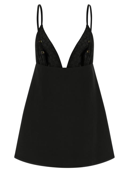 26SS 엘리자베타프랜치 숏 원피스 AB92261E2110 Black - ELISABETTA FRANCHI