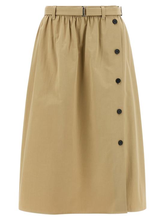 26SS 프라다 미디 스커트 P127IHSOOO17IDF0065 Beige