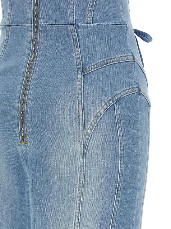 26SS 엘리자베타프랜치 미디 원피스 AJ47D61E2192 Light Blue - ELISABETTA FRANCHI