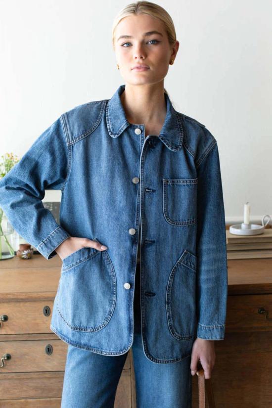  에머슨 프라이 데님 자켓 캐빈 재킷 클래식 스톤워시