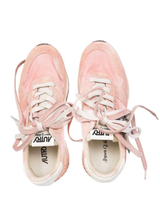 26SS 오트리 릴윈드 나일론 스웨이드 스니커즈 WVLWYS02 SUE NYLNET RED WHT YS02 - AUTRY