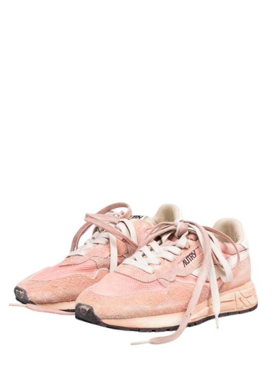 26SS 오트리 릴윈드 나일론 스웨이드 스니커즈 WVLWYS02 SUE NYLNET RED WHT YS02 - AUTRY