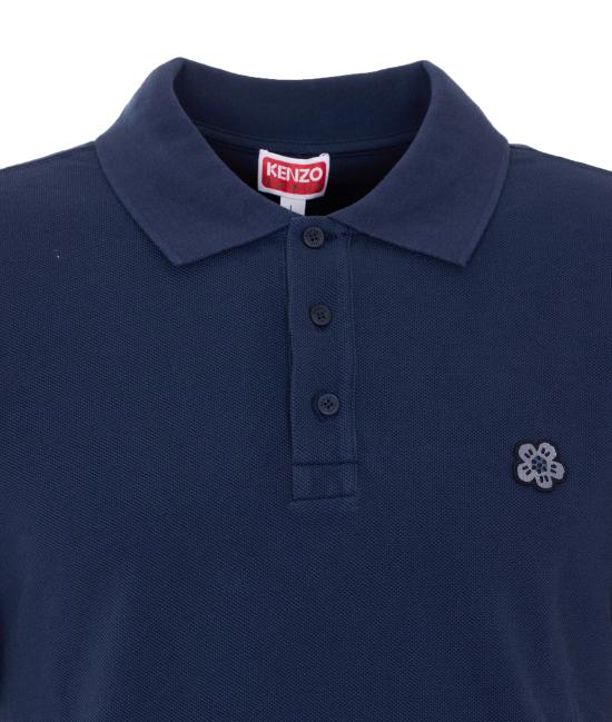 26SS 겐조 폴로 티셔츠 FF65PO1534PU 76 Blue - KENZO