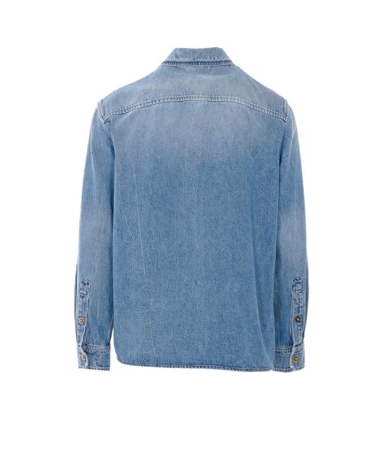 26SS 베르사체 데님 셔츠 1020723 1A163861D190 Blue - VERSACE