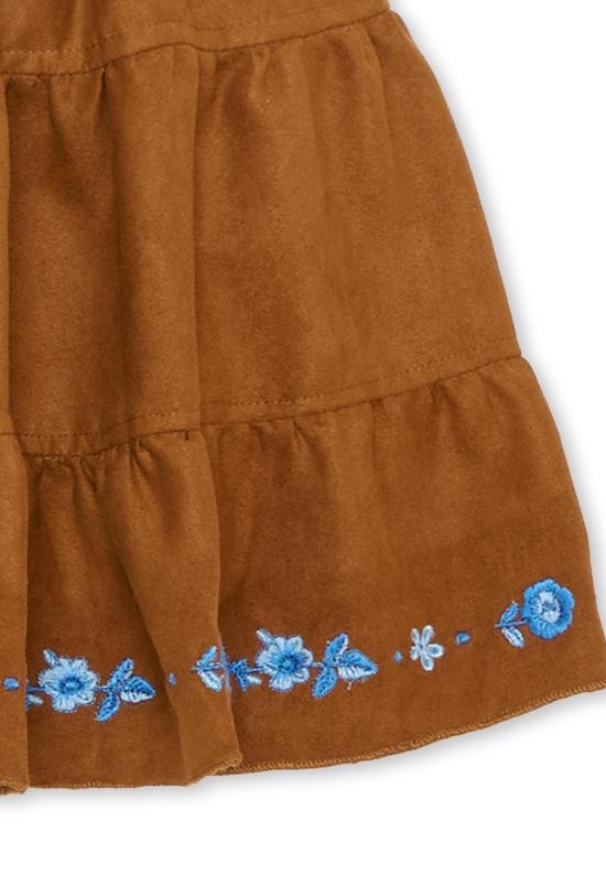 26SS [키즈] 에르마노 설비노 스커트 Z9G700 7731 0005 BROWN - ERMANNO SCERVINO