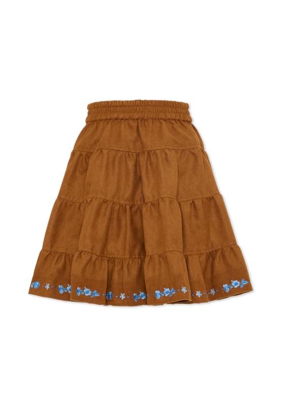 26SS [키즈] 에르마노 설비노 스커트 Z9G700 7731 0005 BROWN - ERMANNO SCERVINO