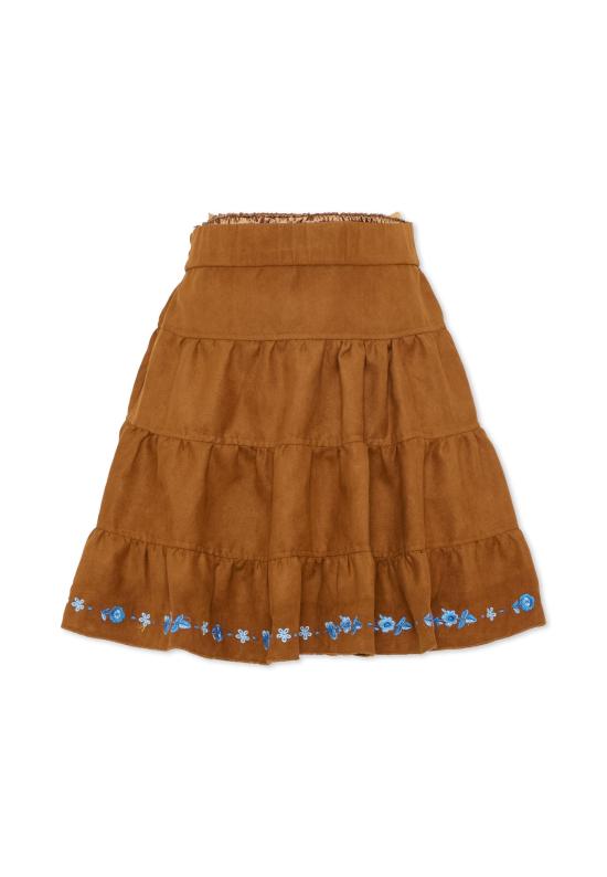 26SS [키즈] 에르마노 설비노 스커트 Z9G700 7731 0005 BROWN