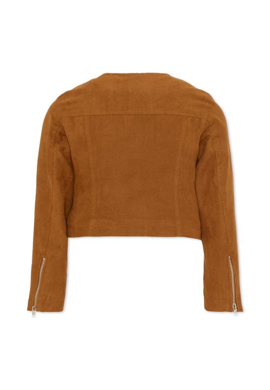 26SS [키즈] 에르마노 설비노 가죽 자켓 Z9G100 7731 0005 BROWN - ERMANNO SCERVINO