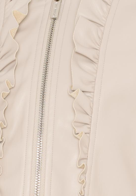 26SS [키즈] 모나리자 가죽 자켓 17G101 7023 0003 BEIGE - MONNALISA