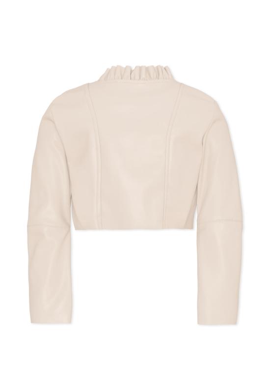 26SS [키즈] 모나리자 가죽 자켓 17G101 7023 0003 BEIGE - MONNALISA