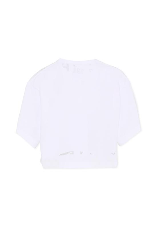 26SS [키즈] MM6 메종마르지엘라 티셔츠 M61017 MM02Y M6100 WHITE - MM6 MAISON MARGIELA