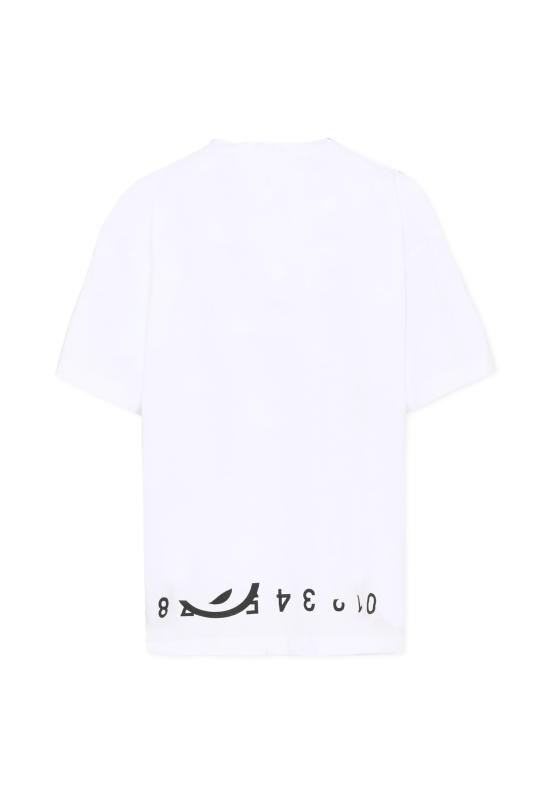 26SS [키즈] MM6 메종마르지엘라 티셔츠 M60986 MM02Y M6100 WHITE - MM6 MAISON MARGIELA