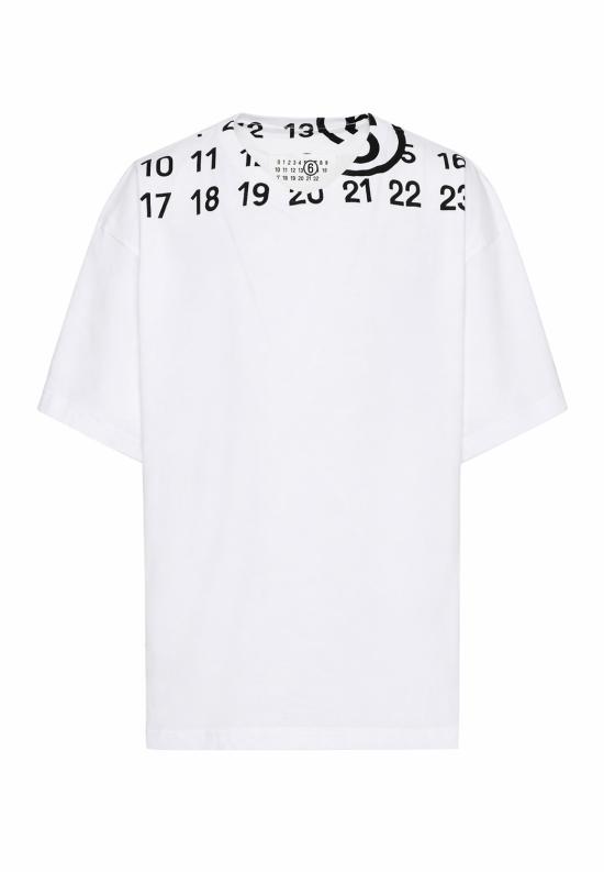 26SS [키즈] MM6 메종마르지엘라 티셔츠 M60986 MM02Y M6100 WHITE - MM6 MAISON MARGIELA