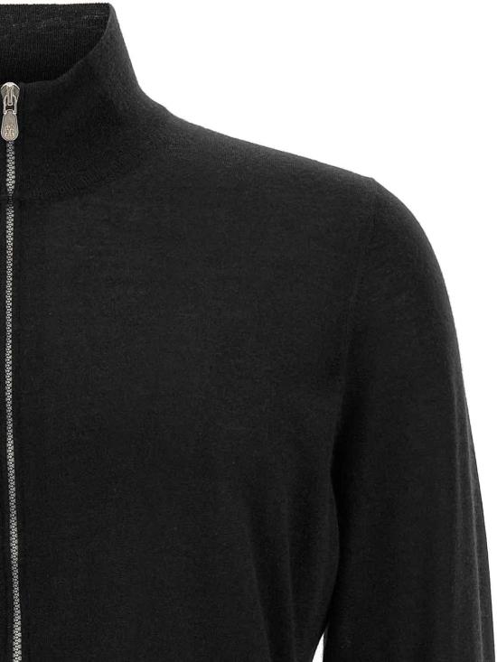 27SS 브루넬로 쿠치넬리 집업 니트 M2300106CH101 Black - BRUNELLO CUCINELLI