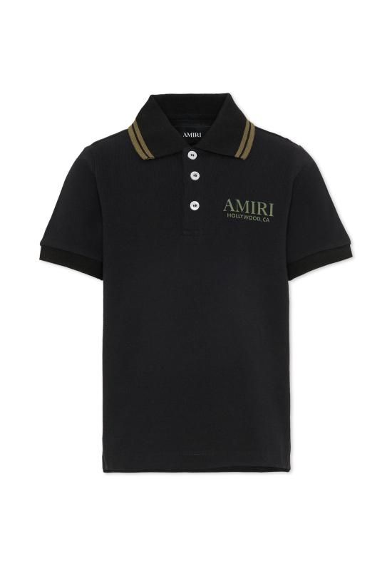 26SS [키즈] 아미리 폴로 셔츠 ACTOJR1007 BLACK - AMIRI