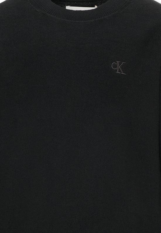 26SS [키즈] 캘빈클라인 캐시미어 니트 IB0IB02641 BEH BLACK - CALVIN KLEIN