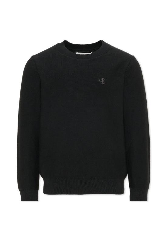26SS [키즈] 캘빈클라인 캐시미어 니트 IB0IB02641 BEH BLACK