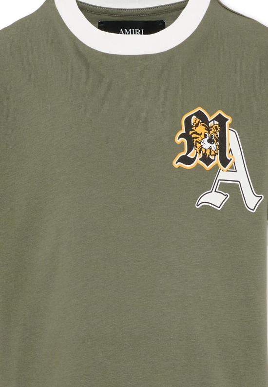 26SS [키즈] 아미리 티셔츠 ACTOJR1005 DARK SAGE GREEN - AMIRI