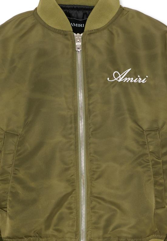 26SS [키즈] 아미리 봄버 자켓 ACOUJA1002 DARK SAGE GREEN - AMIRI