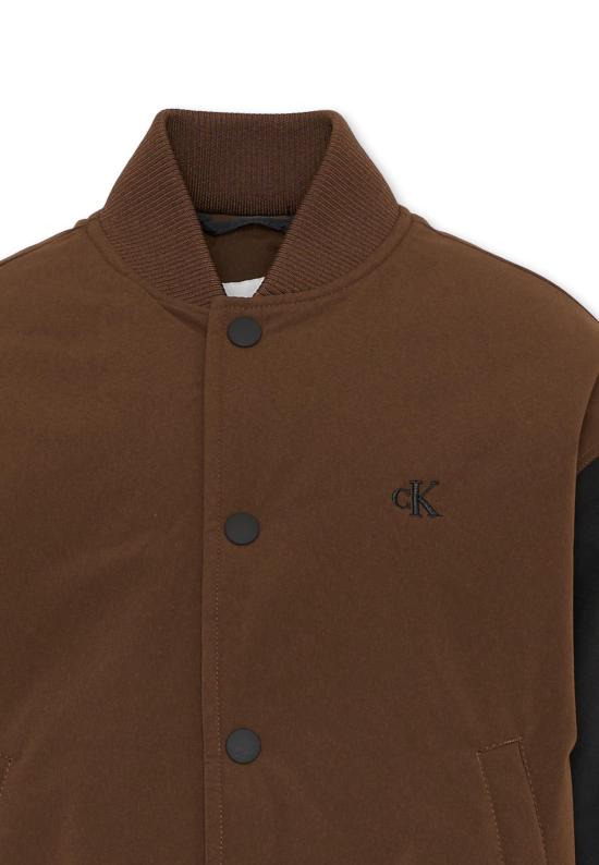 26SS [키즈] 캘빈클라인 봄버 자켓 IB0IB02629 GV0 BROWN - CALVIN KLEIN