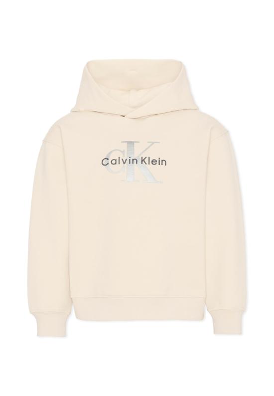 26SS [키즈] 캘빈클라인 트레이닝 상의 IB0IB02615 PGB WHITE