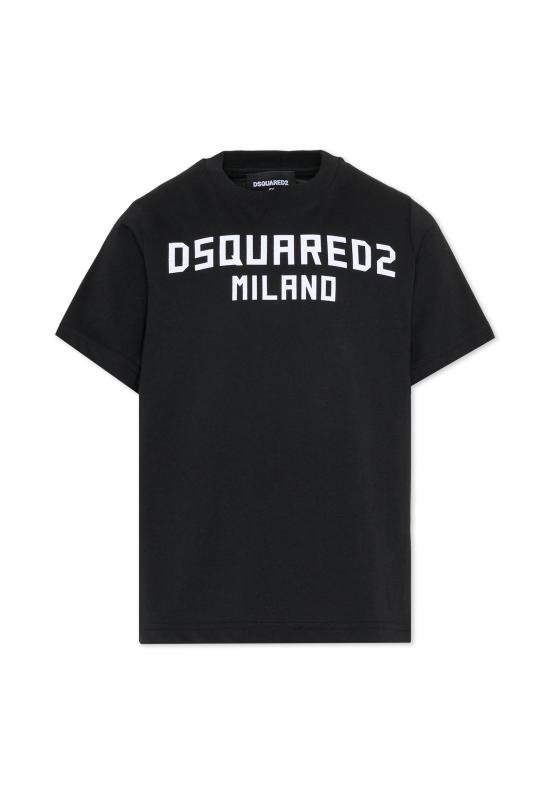 26SS [키즈] 디스퀘어드2 티셔츠 DQ3164 D0015 DQ900 BLACK