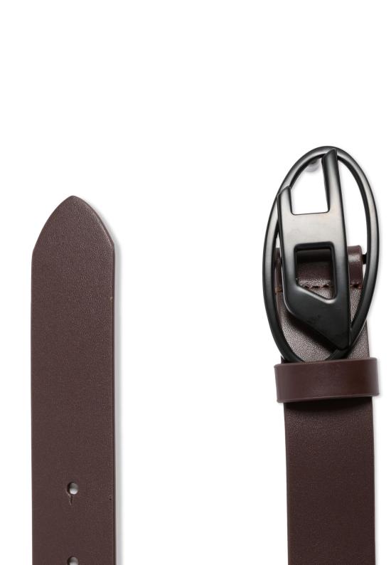 26SS [키즈] 디젤 가죽 벨트 J02595 KXBLR KP48 BROWN - DIESEL