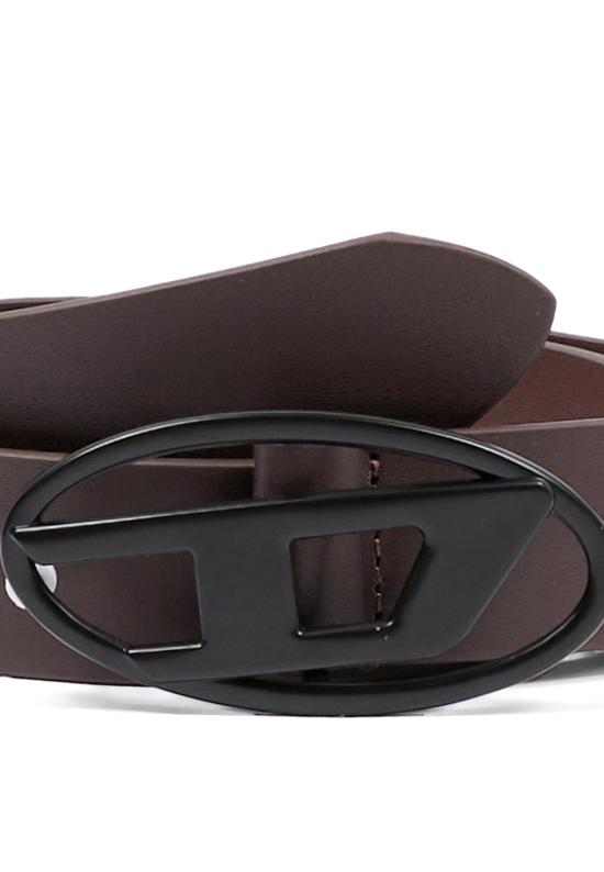 26SS [키즈] 디젤 가죽 벨트 J02595 KXBLR KP48 BROWN - DIESEL