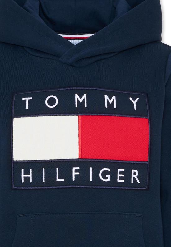 26SS [키즈] 타미힐피거 트레이닝 상의 KS0KS00707 C1G BLUE - TOMMY HILFIGER