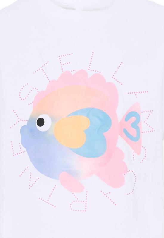 26SS [키즈] 스텔라 맥카트니 티셔츠 TY8A61 Z0434 100 WHITE - STELLA MCCARTNEY