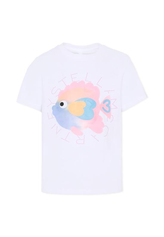 26SS [키즈] 스텔라 맥카트니 티셔츠 TY8A61 Z0434 100 WHITE