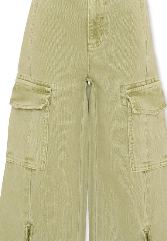 26SS [키즈] 스텔라 맥카트니 스트레이트 팬츠 TY6E60 Z2661 706 GREEN - STELLA MCCARTNEY