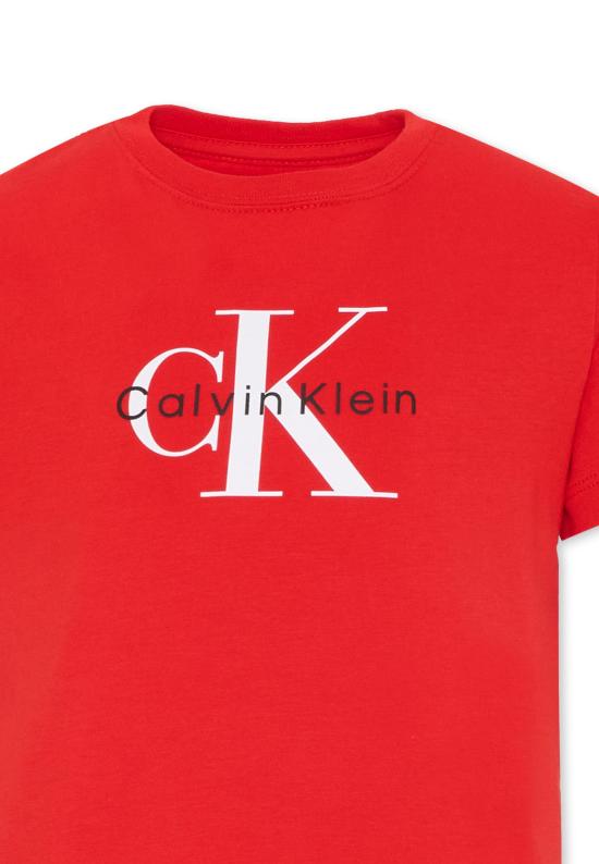 26SS [키즈] 캘빈클라인 티셔츠 IU0IU00715 X0A RED - CALVIN KLEIN