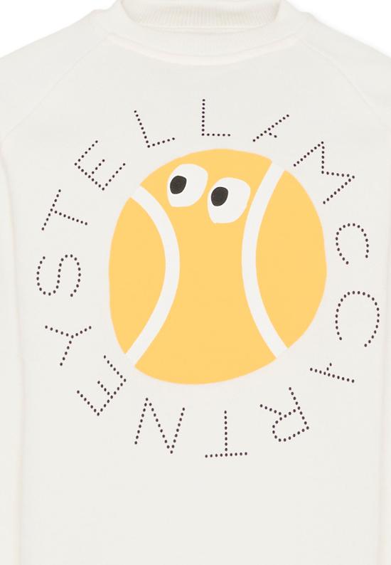 26SS [키즈] 스텔라 맥카트니 트레이닝 상의 TY4Q60 Z0499 101 IVORY - STELLA MCCARTNEY