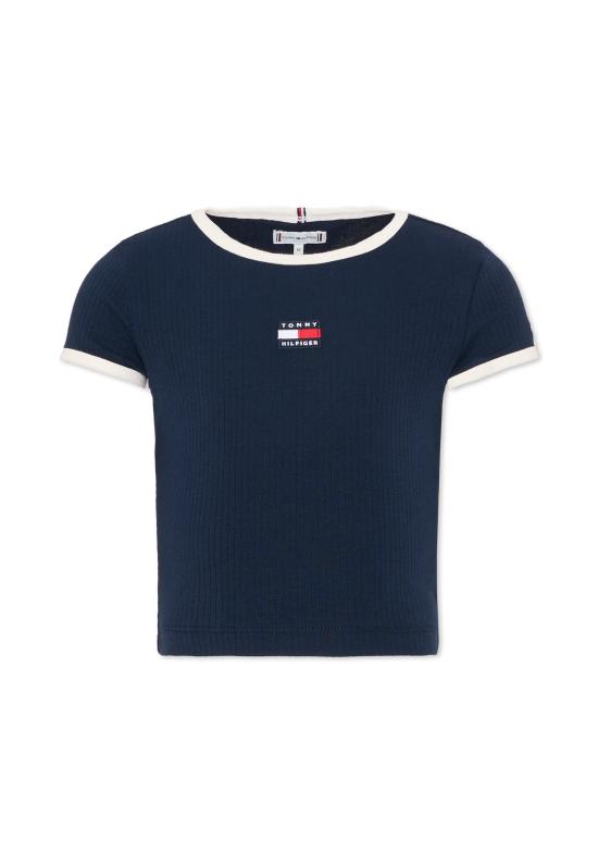 26SS [키즈] 타미힐피거 티셔츠 KG0KG09066 C1G BLUE