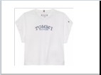 26SS [키즈] 타미힐피거 티셔츠 KG0KG08975 YBR WHITE